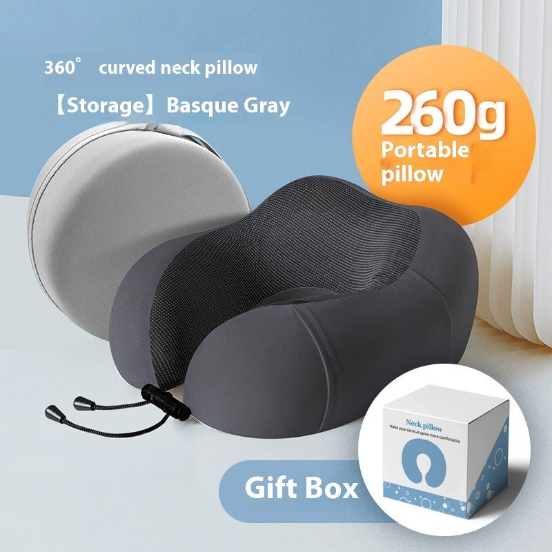 Travel Portable U-shape Pillow Airplane Pillow Neck